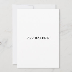 Minimalistisches Weiß Elegant für jeden Anlass Einladung