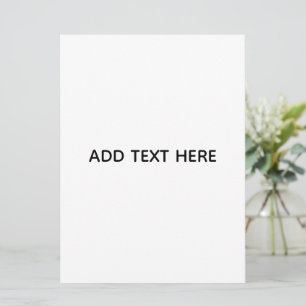 Minimalistisches Weiß Elegant für jeden Anlass Karte