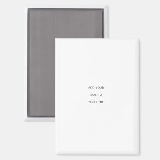 Minimalistisches Weiß Elegant für jeden Anlass Magnet