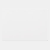 Minimalistisches, weißes Eichel schlichte, elegant Geschenkpapier Set (Vorderseite 2)