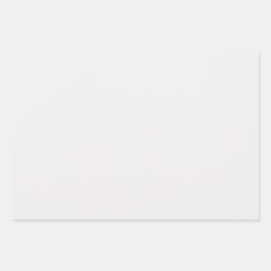 Minimalistisches, weißes Eichel schlichte, elegant Geschenkpapier Set (Vorderseite)