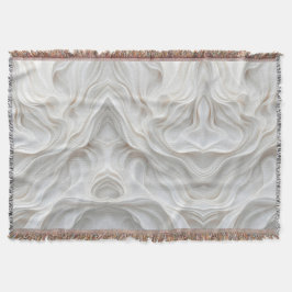 Minimalistisches weißes Marmorgewölbe Schlagstock Decke