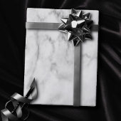 Minimalistisches weißes Silber und graues Texturmo Geschenkpapier