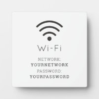 Minimalistisches weißes Wi-Fi-Zeichen