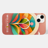 Minimalistisches Wellness-Logo - Vector-Design Case-Mate iPhone Hülle (Rückseite (Horizontal))
