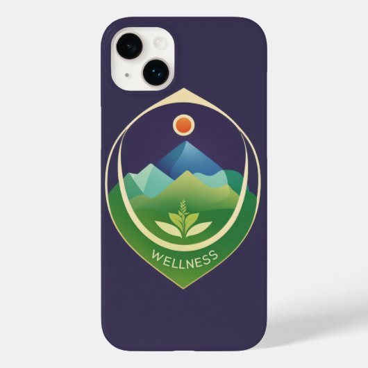 Minimalistisches Wellness-Logo - Vector-Design Case-Mate iPhone Hülle (Rückseite)