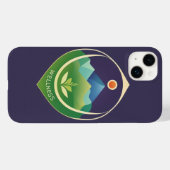 Minimalistisches Wellness-Logo - Vector-Design Case-Mate iPhone Hülle (Rückseite (Horizontal))