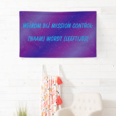 Minimalistisches Weltraum-Welkommensbanner - Banner (Insitu)
