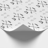 Minimalistisches Wildnis-Verpackungs-Papier Geschenkpapier (Ecke)