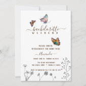 Minimalistisches Wochenende Einladung (Vorderseite)