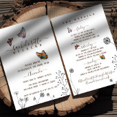 Minimalistisches Wochenende Einladung