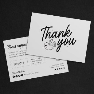 Minimalistisches, wunderschönes Halloween, danke