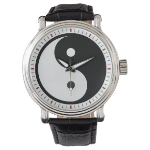 Minimalistisches Yin Yang Armbanduhr