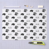 Minimalistisches zeitgenössisches buchbibliophiles seidenpapier (Handwerk)