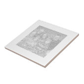 Minimalistisches zeitgenössisches Foto an der weiß Fliese (Seite)