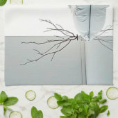 Minimalistisches Zen-Innendesign Geschirrtuch (Gefaltet)