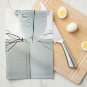 Minimalistisches Zen-Innendesign Geschirrtuch (Viertel Falte)