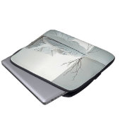 Minimalistisches Zen-Innendesign Laptopschutzhülle (Vorne Knopf)