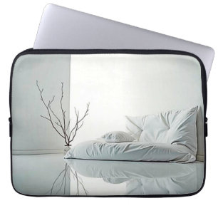 Minimalistisches Zen-Innendesign Laptopschutzhülle