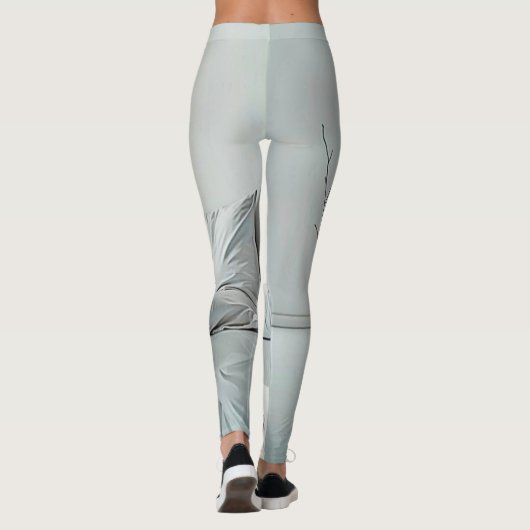 Minimalistisches Zen-Innendesign Leggings (Rückseite)