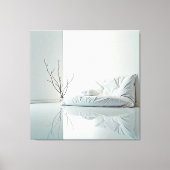 Minimalistisches Zen-Innendesign Leinwanddruck (Vorderseite)