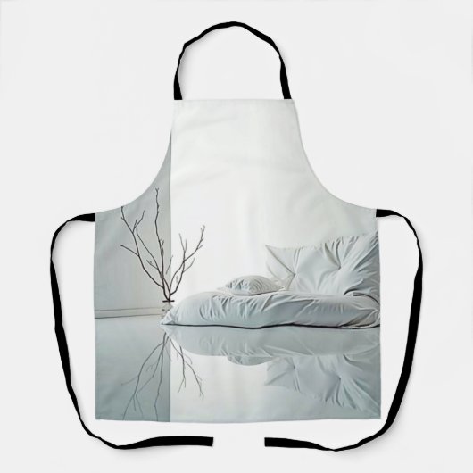Minimalistisches Zen-Innendesign Schürze (Vorderseite)