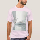 Minimalistisches Zen-Innendesign T-Shirt (Vorderseite)
