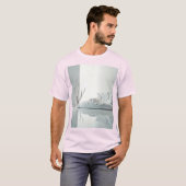 Minimalistisches Zen-Innendesign T-Shirt (Vorne ganz)
