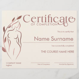 Minimalistisches Zeugnis für das Ausfüllen des Bil