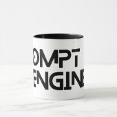 Minimalistisches Zitat des Ingenieurs Tasse (Zentrum)