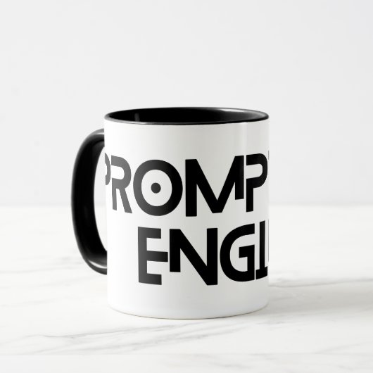 Minimalistisches Zitat des Ingenieurs Tasse (Vorderseite Links)