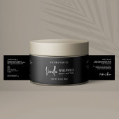 Minimalistisches Zuckerkorb Butter Jar Black Label Wasserflaschenetikett