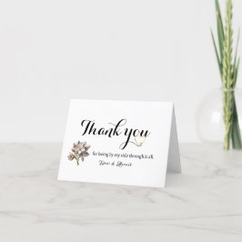 MinimalistVielen Dank für Ihre Hochzeitkarte Feiertagskarte