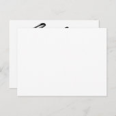 Minimalkarte Save the Date Ankündigungspostkarte (Vorne/Hinten)