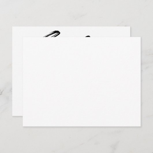 Minimalkarte Save the Date Ankündigungspostkarte (Vorne/Hinten)