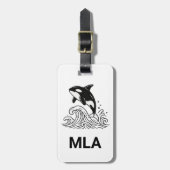 Minimalst Family Wiedersehen Gepäckmarke Gepäckanhänger (Vorderseite vertikal)