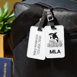 Minimalst Family Wiedersehen Gepäckmarke Gepäckanhänger