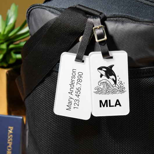 Minimalst Family Wiedersehen Gepäckmarke Gepäckanhänger