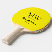 Minimalwerte für den Trauzeuge eines personalisier Tischtennis Schläger (Vorderseite)