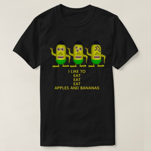 Minimen mit Text-T-Shirt T-Shirt (Design vorne)