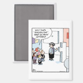 Minimilism Art Magnet (Vorderseite/Rückseite)