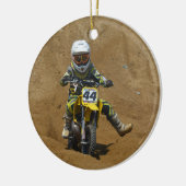 MiniMotocross Keramikornament (Links)