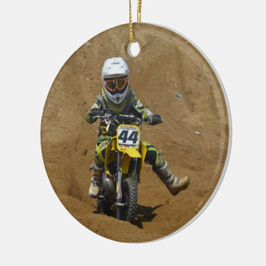 MiniMotocross Keramikornament (Links)