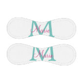 Minimum add name monogram green pink blue baseball (Paneele)