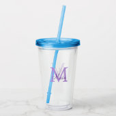 MINIMUM add name monogram pink The Acryltrinkbecher (Rückseite)