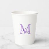 MINIMUM add name monogram pink The Pappbecher (Rückseite)