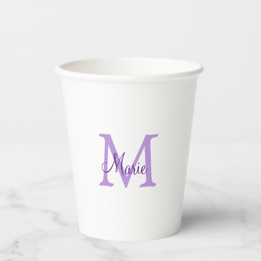 MINIMUM add name monogram pink The Pappbecher (Vorderseite)