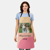 MINIMUM ADD YOUR FOTO WATERCOLOR ART THROW SCHÜRZE (Getragen)