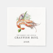 Minimum Crawfish Boil Wird Serviette (Vorderseite)