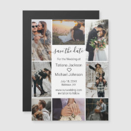 Minimum-Skript-8-Foto speichern Datums-Magneten Magnetkarte